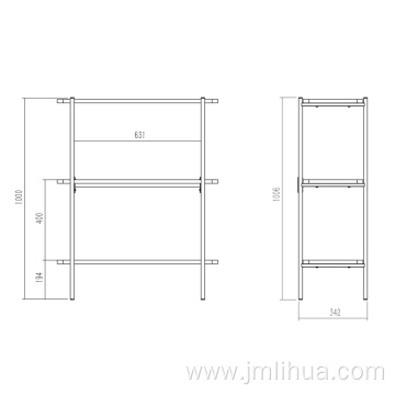 MOORE 3 layer shelf multifunction